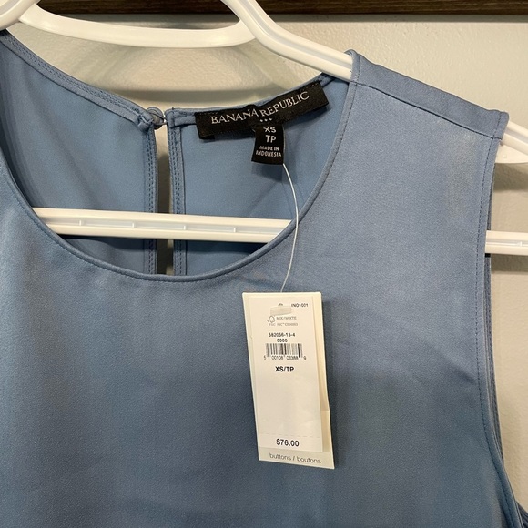 NWT Banana Republic blue Tank size XS - Picture 4 of 5